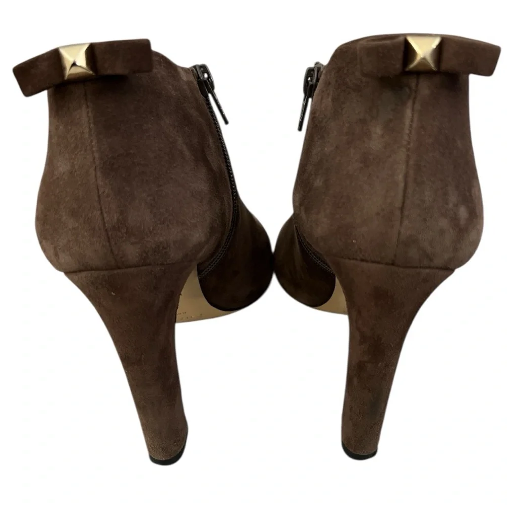 Kate Spade New York Nedda Brown Suede Round Toe Ankle Boots Women’s Size 9.5